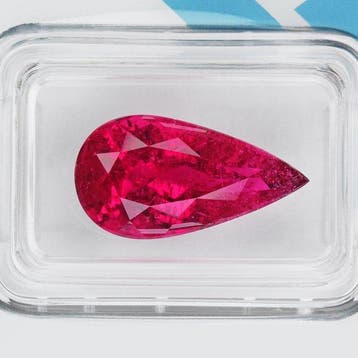 1 pcs Paars, Roze Toermalijn - 5.74 ct - International, Nieuw