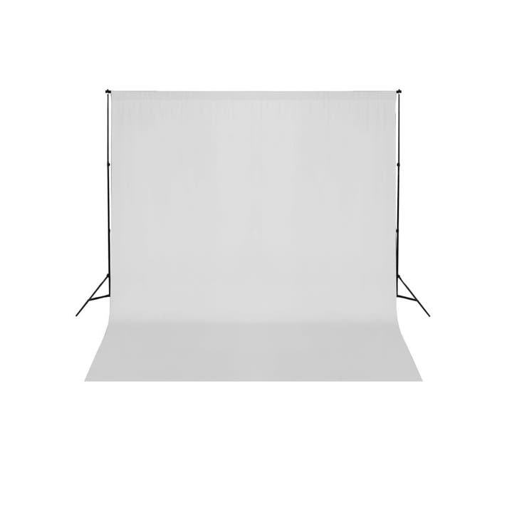 vidaXL Achtergrondsysteem 600x300 cm wit, Audio, Tv en Foto, Fotografie | Fotostudio en Toebehoren, Nieuw, Verzenden