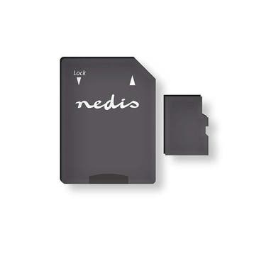 Micro SDHC kaart met adapter | Nedis | 32 GB (Class 10), Verzenden, Nieuw, Nedis