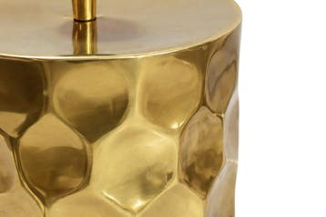 Tafellamp AURELIA 55 cm met hamerslageffect, goudkleurig -, Ophalen of Verzenden, Nieuw