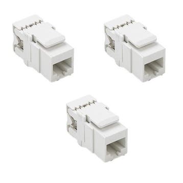 Keystone RJ45 | Cat6 U/UTP | 3 stuks (ABS), Computers en Software, Verzenden, Nieuw