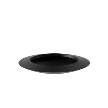 Polyester plantenbak Ø120x20cm - Met bodem, Kunststof, Minder dan 30 cm, 100 cm of meer, Rond