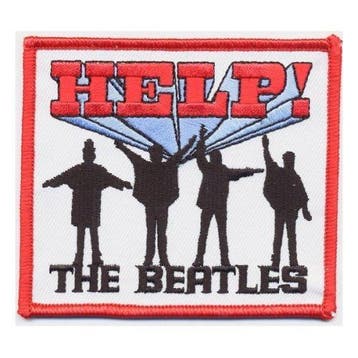 The Beatles - Help! - patch officiële merchandise, Ophalen of Verzenden, Nieuw, Kleding