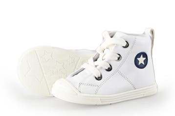 Jopper Hoge sneakers Jongens in maat 20 Wit, Verzenden, Schoenen, Zo goed als nieuw, Jongen of Meisje