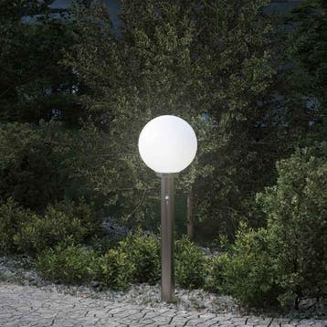 vidaXL Bolderverlichting met sensor 80 cm RVS IP44, Verzenden, Nieuw