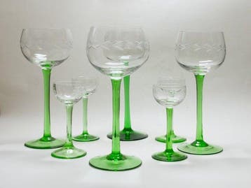 Pot (8) - Romeinen - Glas - Kavel wijn en likeur, Antiek en Kunst