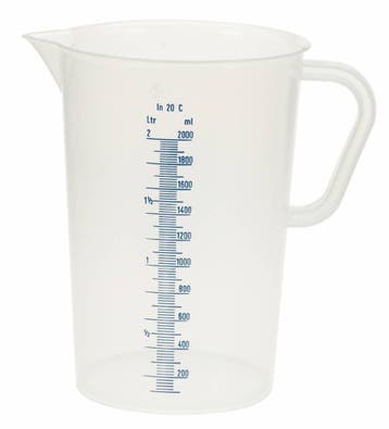 Maatbeker 2000 ml, Ophalen of Verzenden, Nieuw
