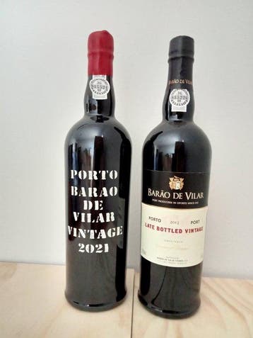 2021 Barão de Vilar Vintage & 2013 LBV Unfiltered - Vintage, Verzamelen, Nieuw