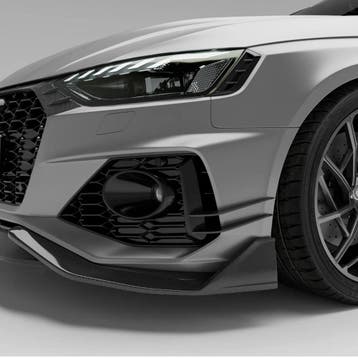 Audi RS4 B9.5 Avant Revozport Carbon canards voorbumper, Verzenden