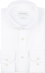 Profuomo Twill Overhemd Extra Lange Mouwen Wit maat 45 Heren, Verzenden, Nieuw, Wit, Profuomo