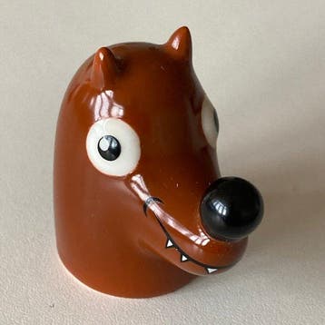 Alessi - Beeldje - Il Lupo - Porselein