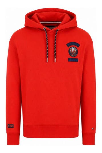 Tommy Hilfiger Hoodie in maat M Rood, Kleding | Heren, Truien en Vesten, Verzenden, Gedragen, Overige kleuren, Tommy Hilfiger