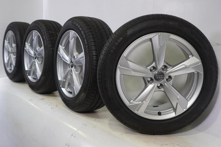 Audi A6 A7 4K C8 18 inch velgen Pirelli Zomerbanden Originee, Auto-onderdelen, Banden en Velgen, Velg(en), Gebruikt, 18 inch, Zomerbanden