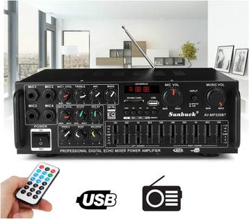 Audio Systems Amplifier Bluetooth-versie Stereo-versterker D, Verzenden, Zo goed als nieuw