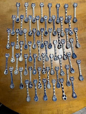 Lepel (55) - Keramiek, Antiek en Kunst, Antiek | Meubels | Tafels