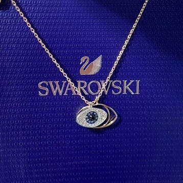 Metaal - Halsketting - Swarovski-halsketting, Antiek en Kunst