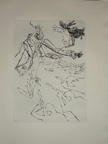 Salvador Dali (1904-1989) - Le Tricorne (El sombrero de tres