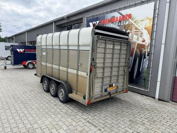 Ifor Williams veewagen dubbeldek | 434x178x212 - 3500 | 2017, Gebruikt, Aluminium, Overige typen