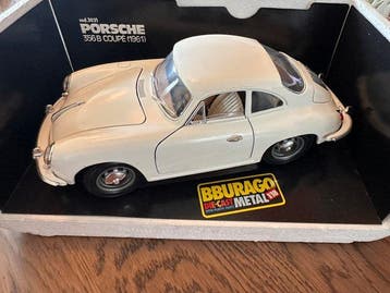 Bburago 1:18 - Model sportwagen - Porsche 356B Coupe (1961), Nieuw