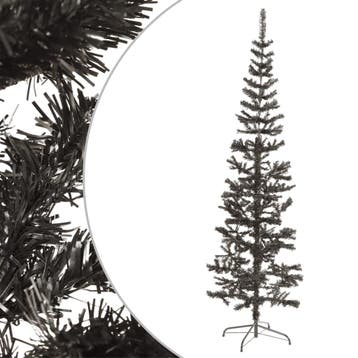 vidaXL Kerstboom smal 210 cm zwart, Verzenden, Nieuw
