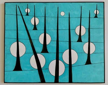 Paulus Noomen - Mystique garden (71x51 cm)