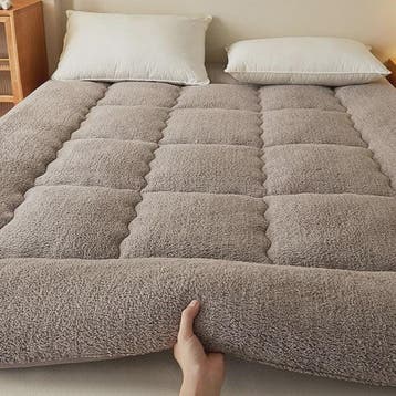 Dikke Lamsvel Matras 90x200cm - Zacht & Warm Eenpersoons Dek, Verzenden, Nieuw