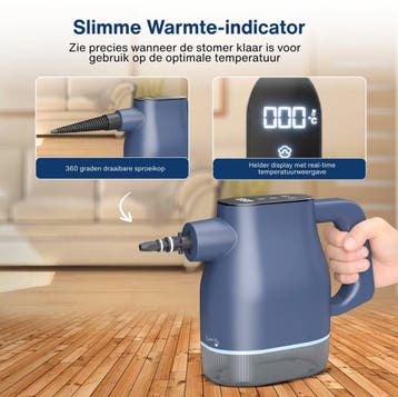 AirSteam S1 Handstoomreiniger - 1350W Krachtige, Ophalen of Verzenden, Zo goed als nieuw