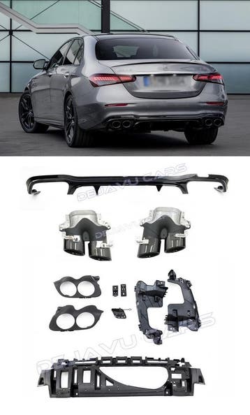 Facelift E53 AMG Look Diffuser voor Mercedes E W213 / S213, Ophalen of Verzenden