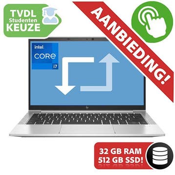 HP Elitebook X360 830 G8 2in1 Ci7-1185G7 512GB 32GB W11PRO, Computers en Software, Windows Laptops, 13 inch, Refurbished, Met touchscreen