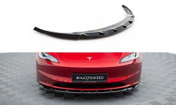 Voorspoiler V.2 Tesla Model 3 Project Highland (Facelift), Ophalen of Verzenden, Nieuw