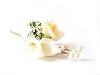 Maatwerk Corsage Calla Roos Cremepeach New Style Pick, Ophalen of Verzenden, Nieuw