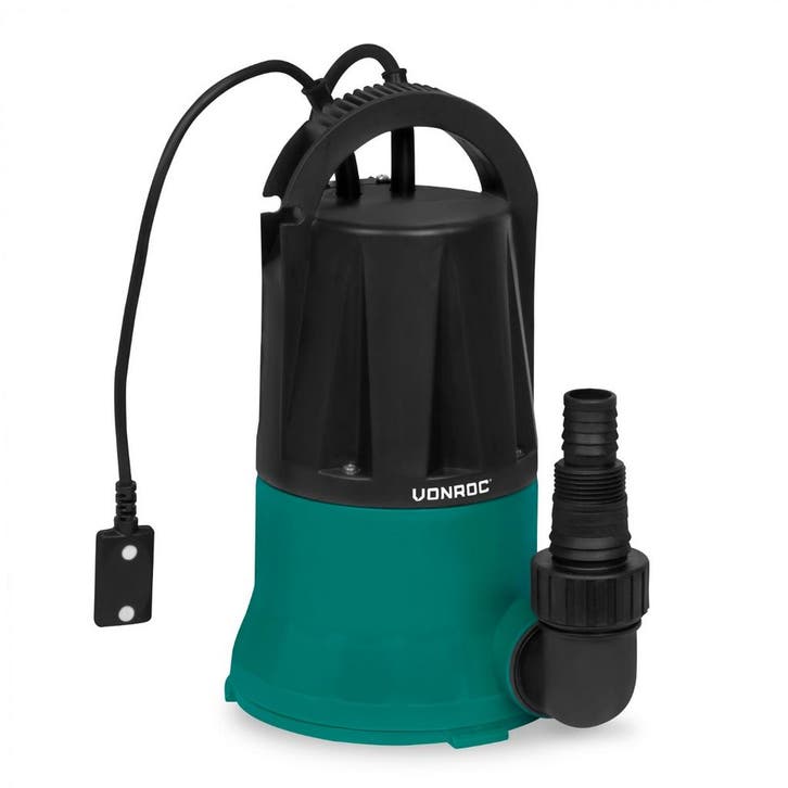 Dompelpomp 400W – 6000l/h - Vlakzuigpomp tot 1mm restwater |, Tuin en Terras, Waterpompen, Nieuw, Verzenden