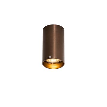 Moderne spot donkerbrons 5,5 cm - Tuba, Verzenden, Nieuw