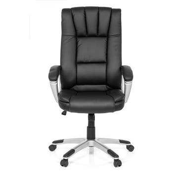 Bureaustoel | Met Armleuning | Kunstleder | Zwart | Relax, Verzenden, Nieuw