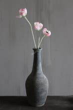 Zijden mini tak Papaver / Klaproos light pink 50 cm, Ophalen of Verzenden, Nieuw