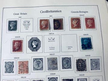 Groot-Brittannië - Collectie Klassiek Engeland + wat, Gestempeld