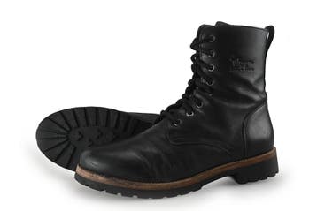 Panama Jack Veterboots in maat 41 Zwart, Verzenden, Zwart, Boots, Gedragen