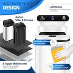 Prullenbak met sensor - Afvalbak - Vuilnisbak - 40 Liter - W, Verzenden, Zo goed als nieuw