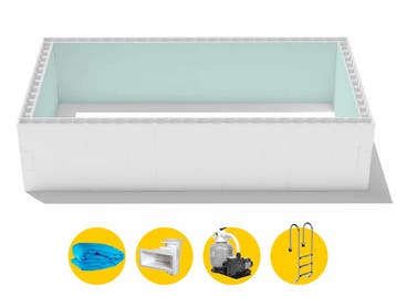 High Density Polystyreen zwembad zelfbouwpakket - 8,00 x, Verzenden, Nieuw