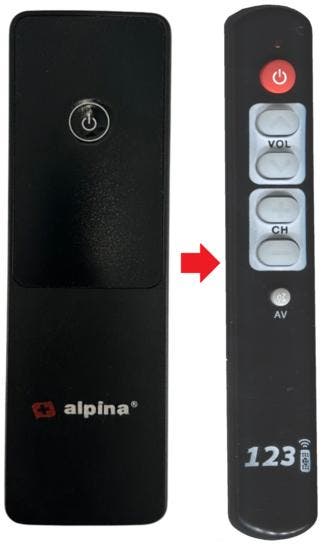 Vervangende Alpina Heater Terrasverwarmer afstandsbediening, Audio, Tv en Foto, Afstandsbedieningen, Verzenden