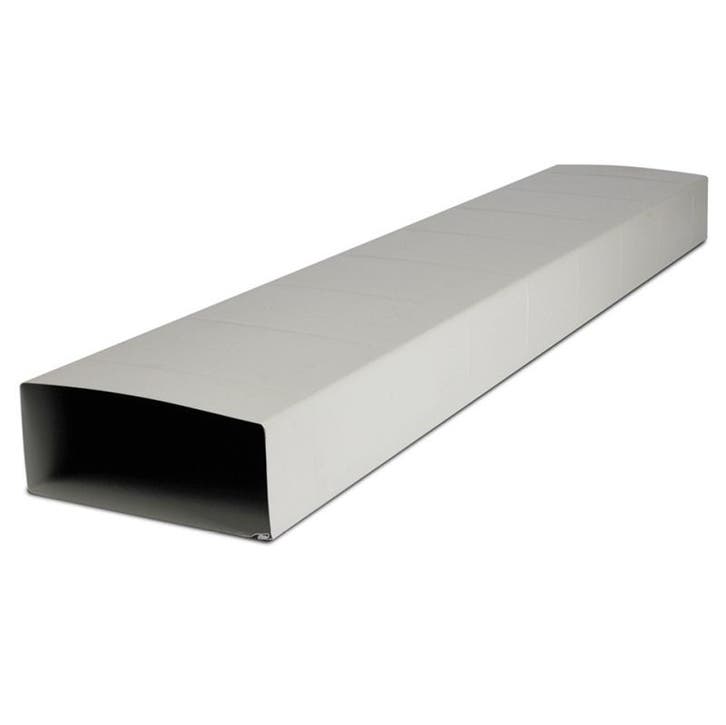 Rechthoekig (instort) kanaal 220 x 80mm - 1,5 meter - staal, Doe-het-zelf en Verbouw, Ventilatie en Afzuiging, Nieuw, Verzenden