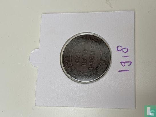 Australië ½ penny 1918, Postzegels en Munten, Munten | Oceanië, Losse munt, Verzenden