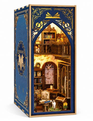 PlayfulMario BookNook Salton Bookstore met verlichting Mo..., Verzenden, Nieuw