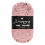 Scheepjes Chunky Monkey 100g - 1080 Pearl Pink, Hobby en Vrije tijd, Breien en Haken, Verzenden, Nieuw