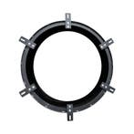 Stalen kegel tafelpoot zwart conisch ø 65 cm en hoogte 72, Ophalen of Verzenden, Nieuw