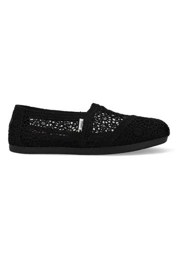 Toms Nat Moroccan Crochet 10016254 Zwart-36, Verzenden, Nieuw, Zwart