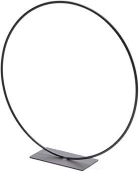 Metalen frame Ring op voet Zwart 25 cm, Ophalen of Verzenden, Nieuw