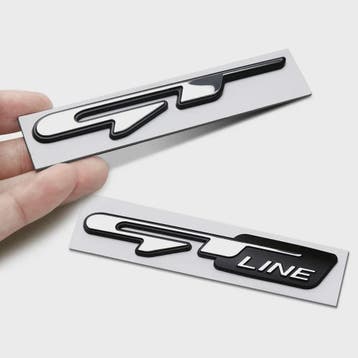3D GT Line Embleem Badge Sticker - Stijlvolle Auto Accessoir, Nieuw