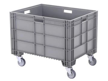 Stapelbak Euronorm op wielen - 800 x 600 x H 640 mm, Ophalen of Verzenden, Nieuw
