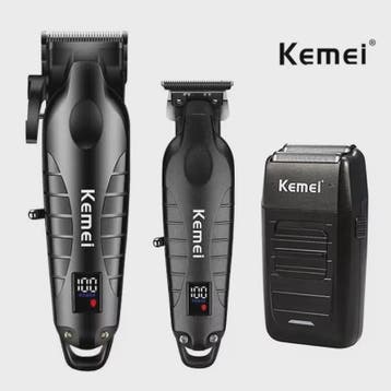 Kemei Professionele Heren Trimmer Kit - Elektrische Baard- e, Verzenden, Nieuw